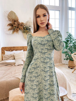 Платье Mirabella Оливковый