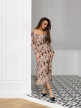 Платье Anfisa Коричневый цветок 