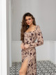 Платье Anfisa Коричневый цветок 