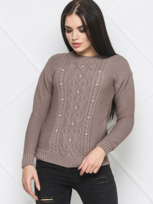 Свитер Jemchugsweater-1 Кофе
