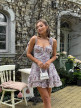 Платье шифоновое Perfecta Белый розовый