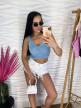Топ вязаный Lolipop Голубой