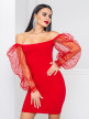 Платье Glamour  красный
