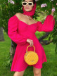 Платье Fragolina Малиновый