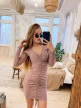 Платье Fishka  пыльная роза