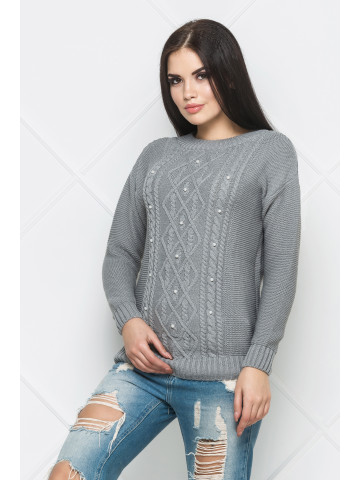 Светр Jemchugsweater-1 сірий