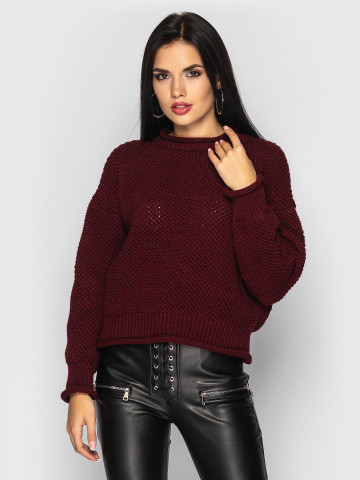 Светр Luiza бордовий