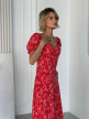 Платье GIRONA Красная веточка